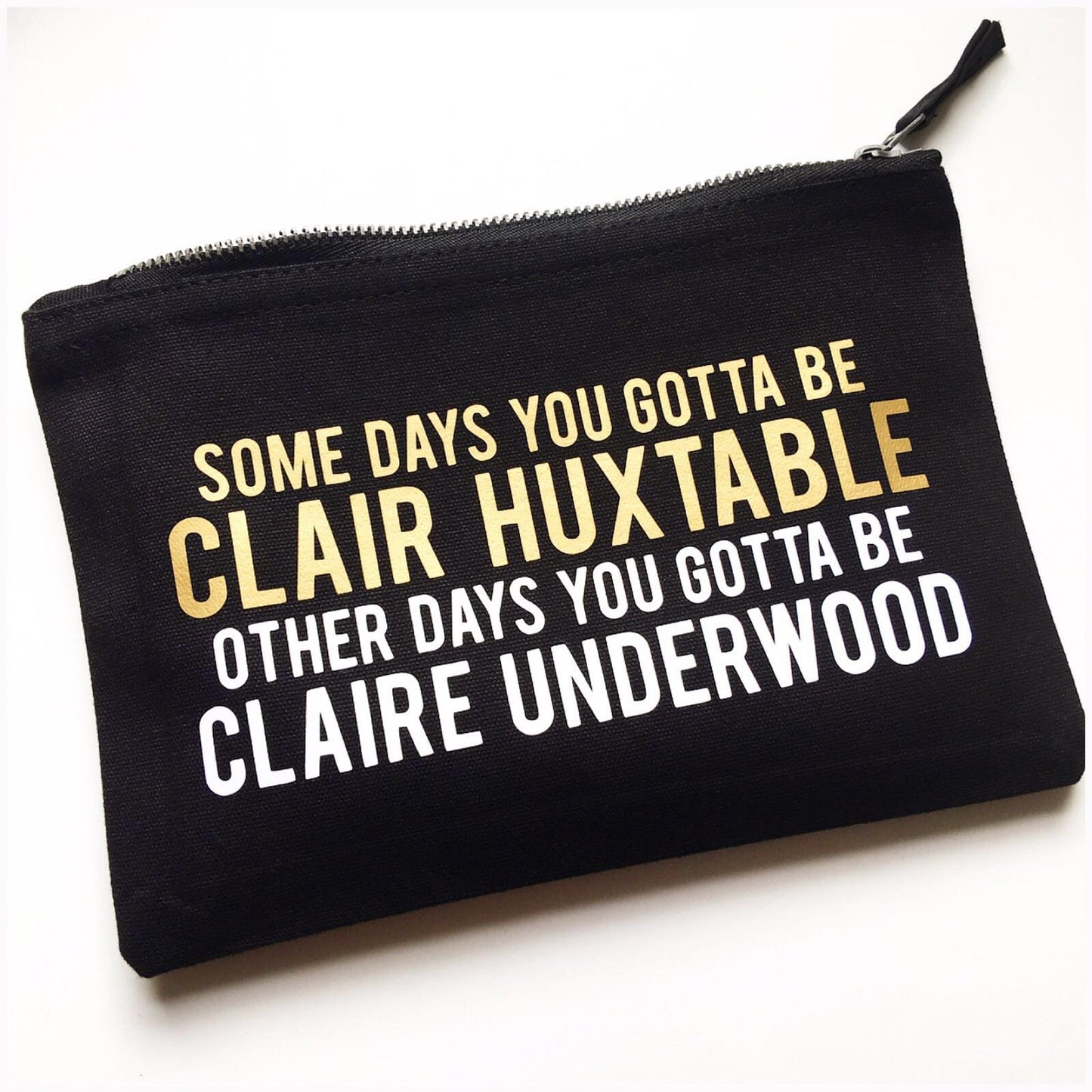 Clair Huxtable/Claire Underwood :: Makeup Bag